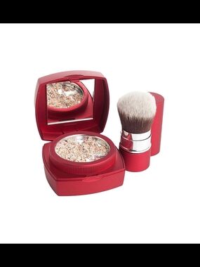YBF Complexion Perfection Finishing Powder with Kabuki Brush